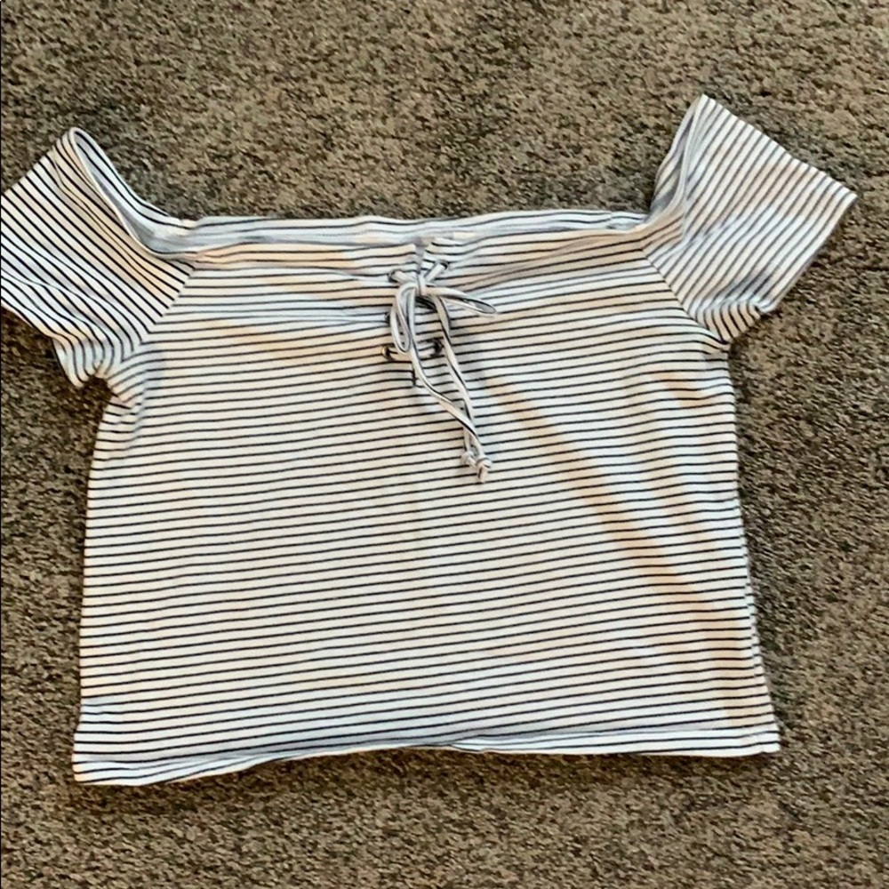Stripe crop top